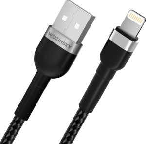 Kabel USB Wozinsky USB-A - Lightning 2 m Czarny (5907769308703) 4