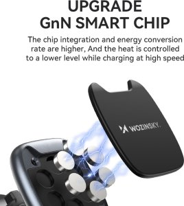 Wozinsky Uchwyt Wozinsky WUMTK na telefon magnetyczny na kratkę nawiewu w samochodzie - czarny 5