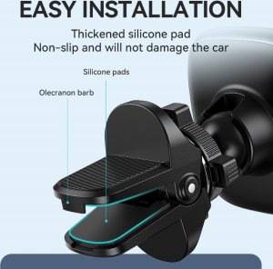 Wozinsky Uchwyt Wozinsky WUMTK na telefon magnetyczny na kratkę nawiewu w samochodzie - czarny 7