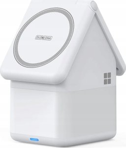 Ładowarka Duzzona Ładowarka indukcyjna Duzzona W20 15W 4w1 do iPhone / AirPods / Apple Watch z lampką nocną - biała 2