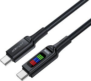 Kabel USB Acefast USB-C - USB-C 1.2 m Czarny (6974316282778) 2