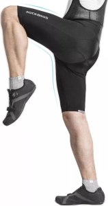 RockBros Spodenki rowerowe Rockbros RK20023XL krótkie na szelkach z wkładką XXXL - czarne 7