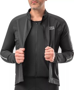 RockBros Koszulka kolarska Rockbros 15400002003 z długim rękawem jesień/zima L - czarna 4