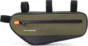 RockBros Torba Rockbros 30120079001 rowerowa na ramę 1,7 l - zielono-czarna 1