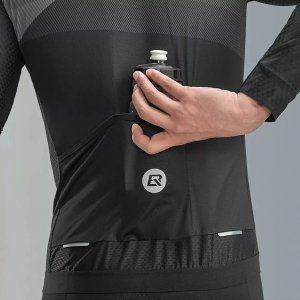 RockBros Koszulka kolarska Rockbros 15120009004 z długim rękawem wiosna/lato XL - czarna 9