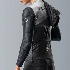 RockBros Koszulka kolarska Rockbros 15120009005 z długim rękawem wiosna/lato XXL - czarna 16