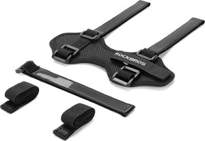 RockBros Pasek rowerowy z rzepem Rockbros 50210064001 na głośnik Bluetooth lub bidon - czarny 1