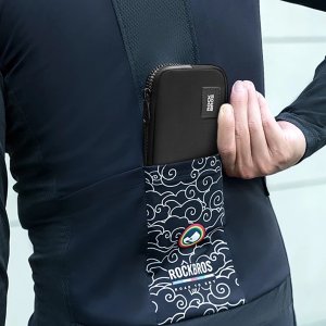 RockBros Saszetka rowerowa Rockbros 30990043003 na telefon, klucze, portfel 0.15 l - czarna 2