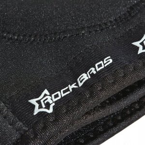 RockBros Ochraniacz sportowy Rockbros LF1106M na rzepkę i staw kolanowy rozmiar M - czarny (2 szt.) 6
