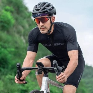 RockBros Czapka kolarska Rockbros 18230005001 z daszkiem - czarna 3