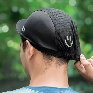 RockBros Czapka kolarska Rockbros 18230005001 z daszkiem - czarna 9