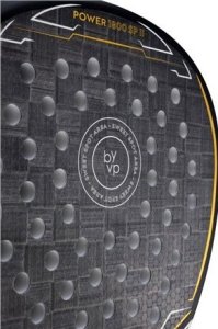 Triton BYVP Padel Racket POWER 1800 II Black/White/Gold 4