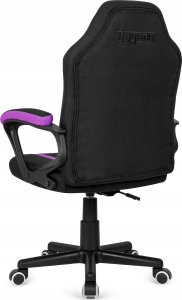 Krzesło biurowe Lugano Fotel obrotowy do biurka MARIO BLACK PURPLE Fabric 5