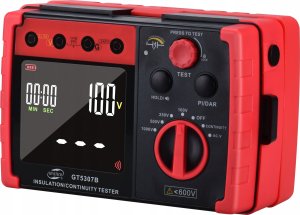 Benetech Miernik rezystancji izolacji i ciągłości GT5307B 6