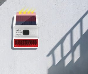 Spreest BEZPRZEWODOWA SOLARNA SYRENA ALARMOWA 433MHZ WSR200 SYSTEMY ALARMOWE 2