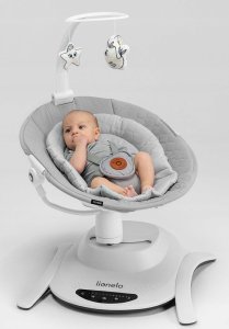 Lionelo Kołyska bujaczek Bella Set Grey Concrete Lionelo 2