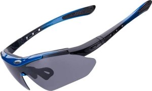 RockBros Okulary rowerowe z polaryzacją i filtrem UV 400 niebieskie ROCKBROS 1