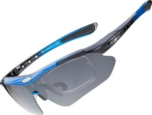 RockBros Okulary rowerowe z polaryzacją i filtrem UV 400 niebieskie ROCKBROS 2
