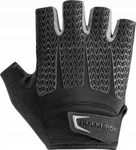 RockBros Rękawiczki rowerowe z wkładkami żelowymi rozmiar M szare ROCKBROS 3