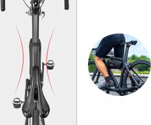 RockBros Twarda torba rowerowa wodoodporna mocowana pod ramę 1.5L czarna ROCKBROS 19