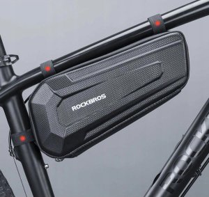 RockBros Twarda torba rowerowa wodoodporna mocowana pod ramę 1.5L czarna ROCKBROS 6