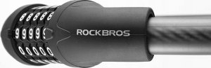 RockBros Zapięcie rowerowe blokada koła zamek na szyfr czarne ROCKBROS 11