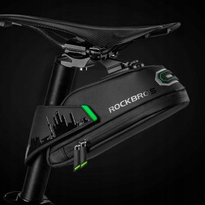 RockBros Torba rowerowa na telefon narzędzia pod siodełko z szybkozłączką czarna ROCKBROS 12