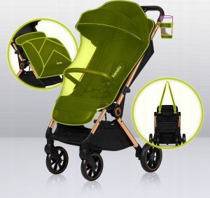 Wózek Lionelo Wózek spacerowy Cloe Black Onyx 40