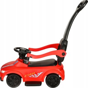 Ikonka Jeździk pchacz samochód 3w1 z dźwiękiem światłami czerwony 2