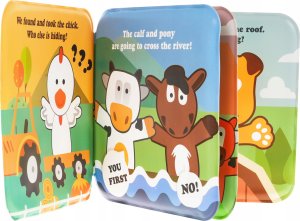 Triton Zestaw 5 Gumowych Pacynek na palce + Książeczka Farma dla dzieci 3+ Wiejskie Zwierzątka + Wodoodporność 2