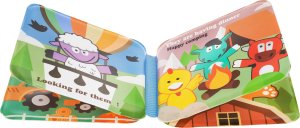 Triton Zestaw 5 Gumowych Pacynek na palce + Książeczka Farma dla dzieci 3+ Wiejskie Zwierzątka + Wodoodporność 4