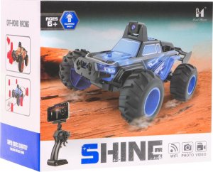 Triton Zdalnie sterowane Autko terenowe SHINE z Kamerą Wi-Fi dla dzieci 6+ Pilot 2,4 GHz + Chwytak na telefon + 6 Kubków + Światła 9
