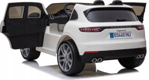 Porsche Cayenne S Autko na akumulator dla dzieci Lakier Biały 8