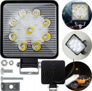 Naświetlacz PrzydaSie Lampa 9 Led Halogen Roboczy 27W 12V Diodowa 1