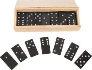 PrzydaSie Domino 28 X Drewniane Klocki Gra Rodzinna Pudełko 11