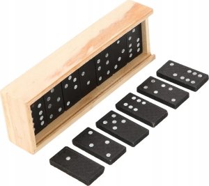 PrzydaSie Domino 28 X Drewniane Klocki Gra Rodzinna Pudełko 13