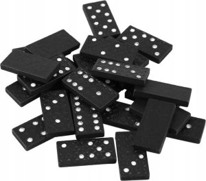 PrzydaSie Domino 28 X Drewniane Klocki Gra Rodzinna Pudełko 14