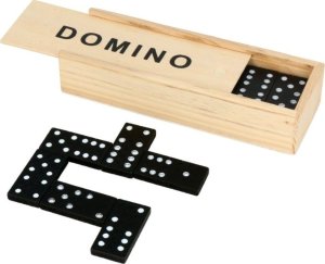 PrzydaSie Domino 28 X Drewniane Klocki Gra Rodzinna Pudełko 2