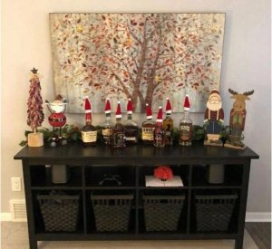 PrzydaSie Czapka Mikołaja Na Butelkę Sztućce 10Szt Ozdoby 8