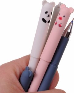 PrzydaSie 4X Długopis Wymazywalny Ścieralny Gumka Zwierzątka 7