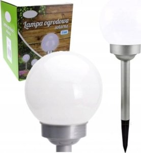 PrzydaSie Lampa Solarna Ogrodowa Kula 15 Cm Lampka 2X Led 1