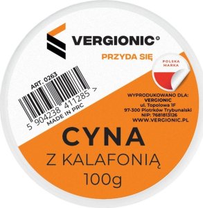 PrzydaSie Cyna Do Lutowania Z Kalafonią 1Mm 70/100G Rolka 1