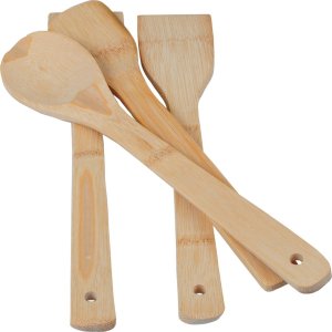 PrzydaSie Przybory Kuchenne Drewno Bambusowe Do Kuchni Łopatka Łyżka 5El 7