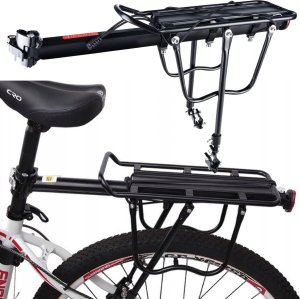 PrzydaSie Bagażnik Rowerowy Tylny Aluminium Do Sztycy Uniwersalny 50Kg 2