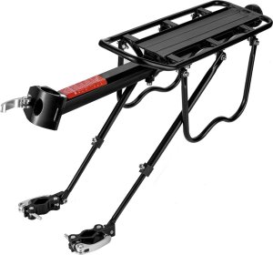 PrzydaSie Bagażnik Rowerowy Tylny Aluminium Do Sztycy Uniwersalny 50Kg 4