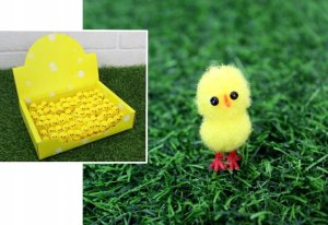 PrzydaSie Kurczak Kurczaczek Pluszowy Wielkanocny Stroik Wielkanoc Do Koszyczka 2