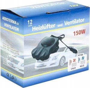 PrzydaSie Grzejnik Samochodowy Farelka Nagrzewnica Dmuchawa Na Szybe Do Auta 12V 5