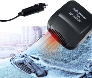 PrzydaSie Grzejnik Samochodowy Farelka Nagrzewnica Dmuchawa Na Szybe Do Auta 12V 10