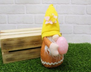 PrzydaSie Skrzat Wiosenny Wielkanocny Krasnal Wiosna Dekoracja Stroik 2
