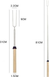 PrzydaSie Kijek Widelec Ogniskowy Widełki Kij Teleskopowy Składany 31-82Cm 5